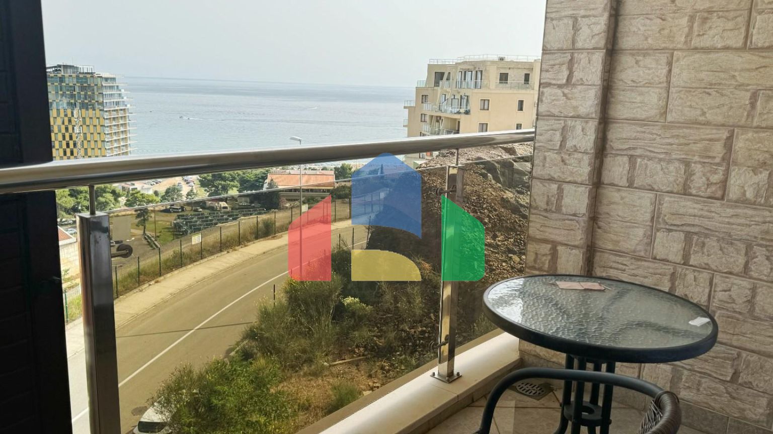 Студия с видом на море в комплексе Anatolia, Бечичи, Будванская Ривьера