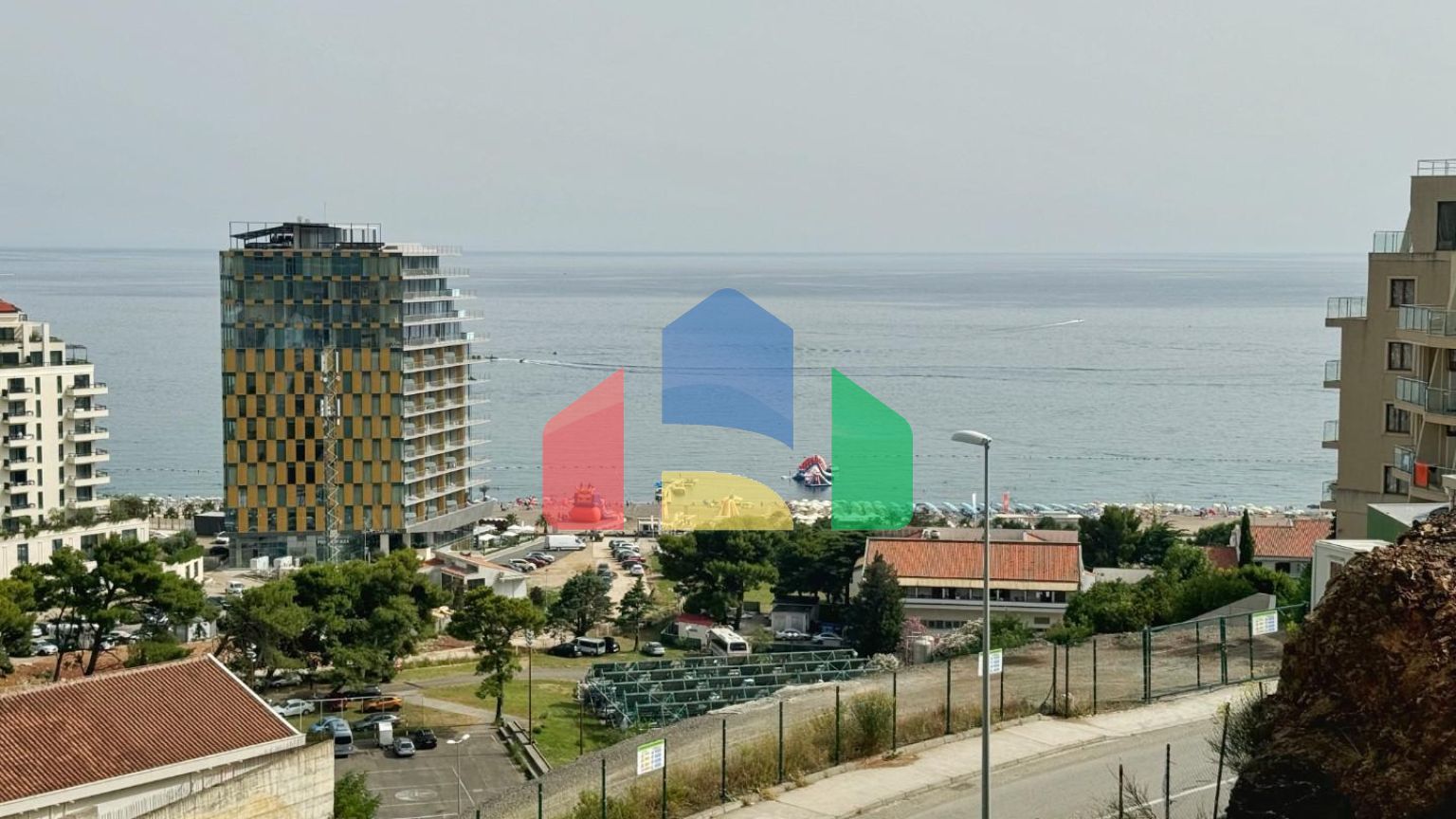 Студия с видом на море в комплексе Anatolia, Бечичи, Будванская Ривьера