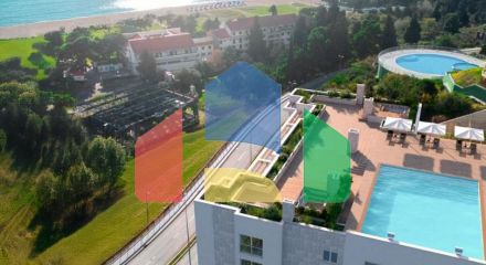 2 bedroom penthouse in Becici directly from the developer, 200 m to the beach