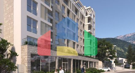 2 bedroom penthouse in Becici directly from the developer, 200 m to the beach