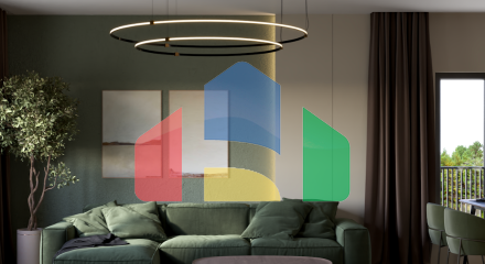 Современные апартаменты с рабочими зонами и видом на море — для жизни и удалённой работы