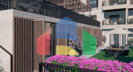 Просторная квартира с видом на море — для жизни и отдыха в Будванской ривьере, Бечичи