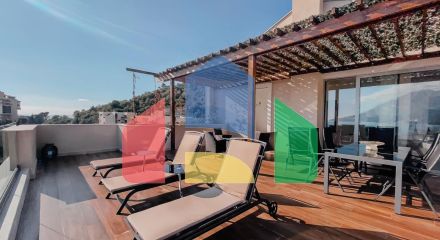 Элегантная квартира с террасой и видом на море – Бар, Черногория