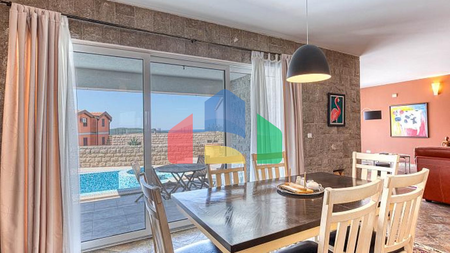 Вилла с видом на море в Бечичах