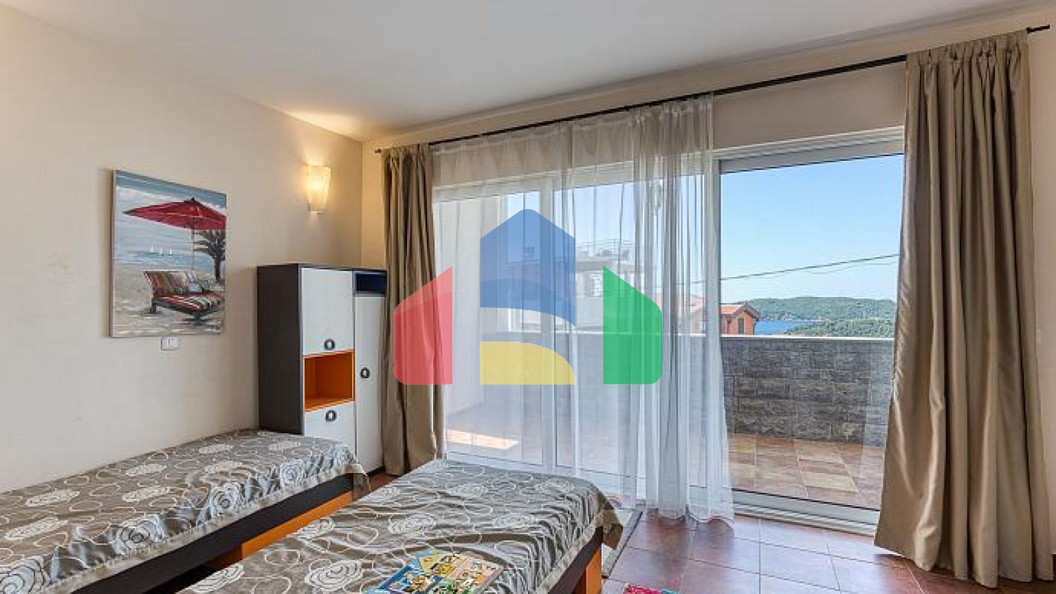 Вилла с видом на море в Бечичах