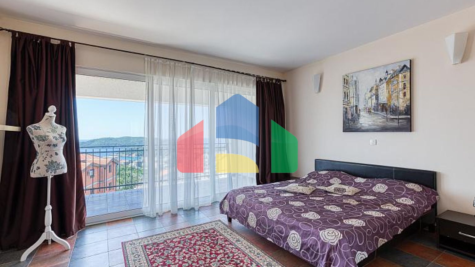 Вилла с видом на море в Бечичах