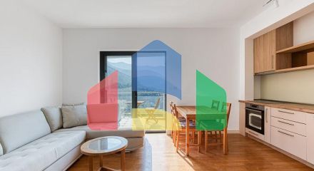 Современные апартаменты с видом 52m2 на море – Бечичи