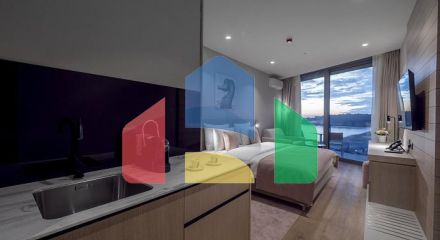 Люкс апартаменты на берегу моря в Бечичи, Будва