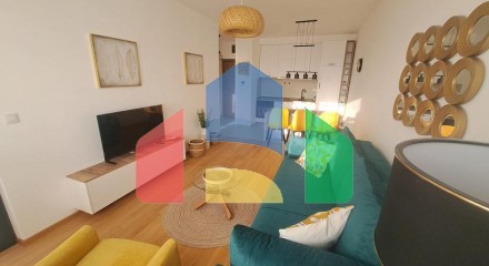 Furnished One-Bedroom Apartment with Garage and Sea View – Bečići