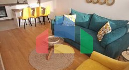 Furnished One-Bedroom Apartment with Garage and Sea View – Bečići