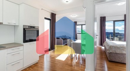 Cozy 2-Bedroom Apartment with Stunning Sea View in Bečići