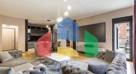 Luxuriously furnished two-bedroom apartment Bečići
