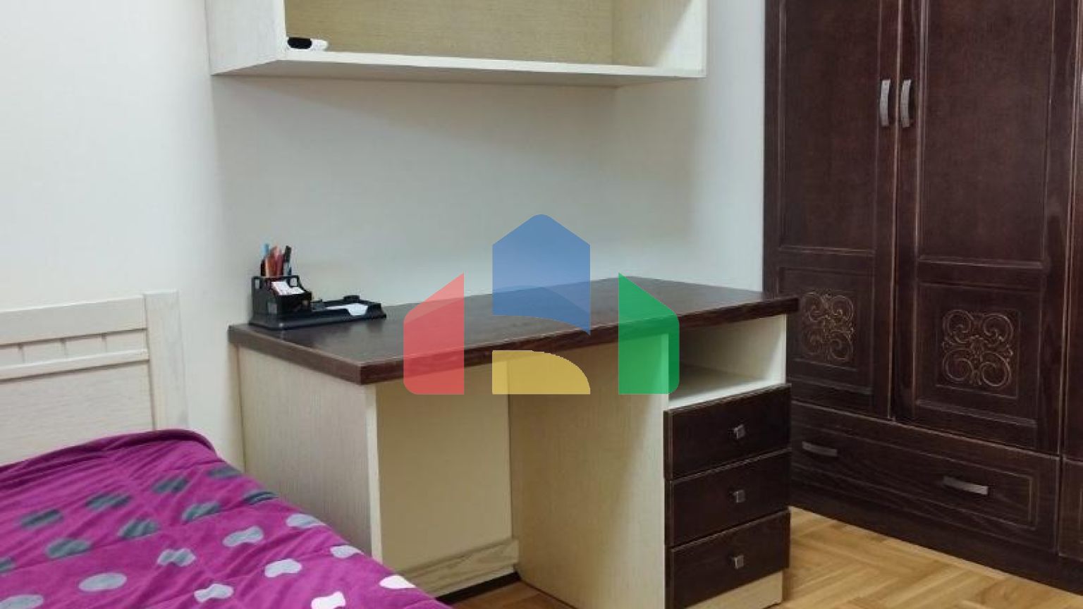 Квартира с 3 спальнями и 2 санузлами