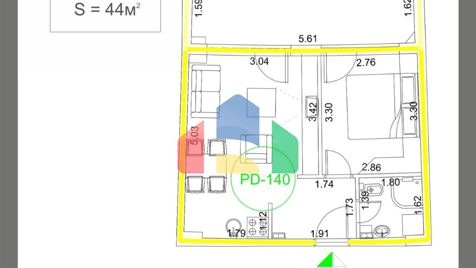 Апартаменты Premium класса с панорамным видом на море, Будва