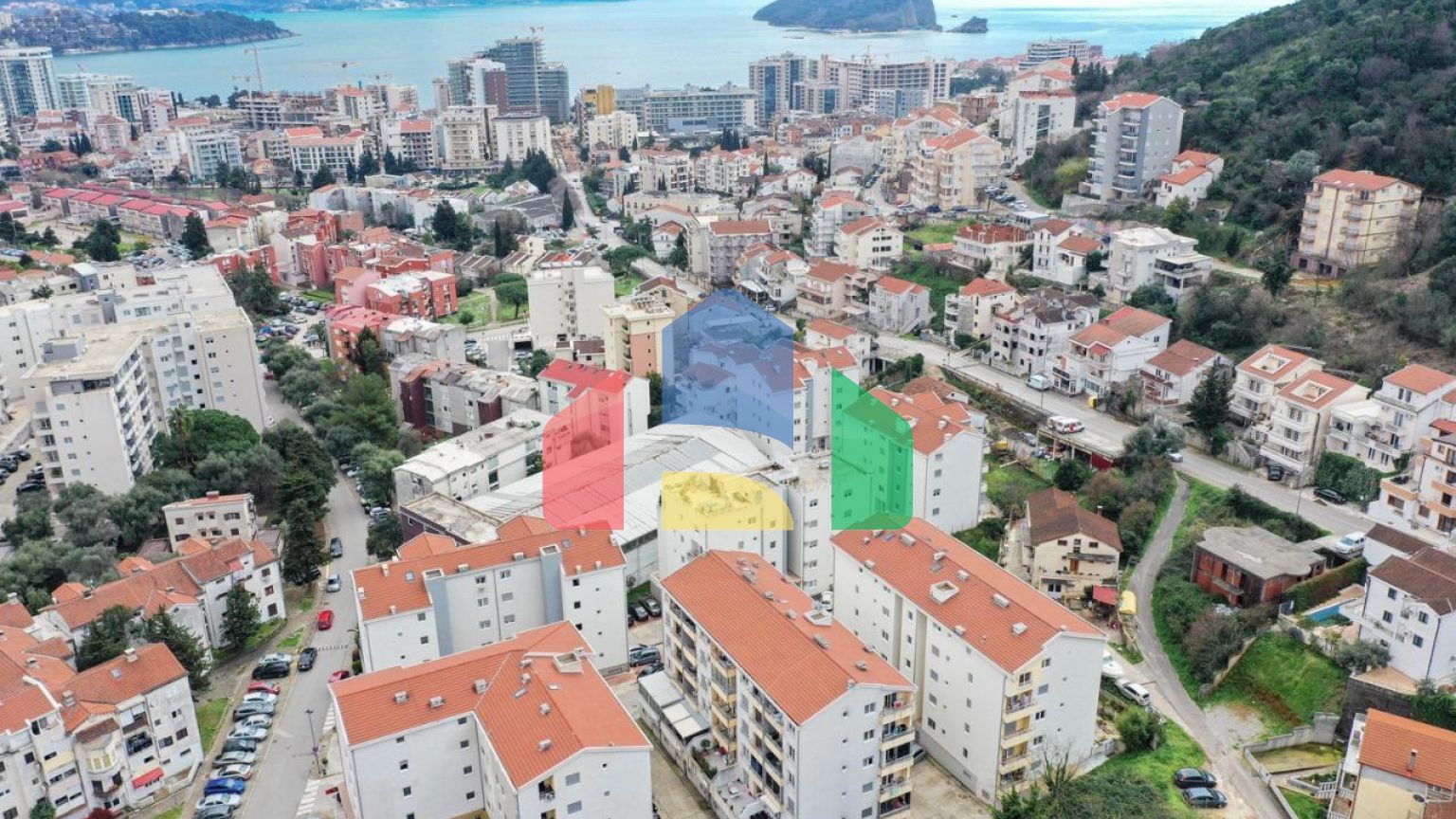 Квартира, 3 спальни, Будва, Маслиняк