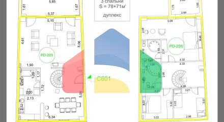 Дуплекс-апартамент Premium класса с панорамным видом на море, Будва. Дуплекс-апартамент Premium класса с панорамным видом на море, Будва.