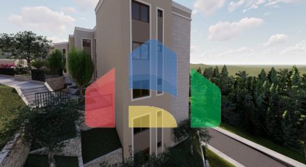 New gated residential complex with luxury infrastructure in Dubovice, Budva.