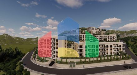 New gated residential complex with luxury infrastructure in Dubovice, Budva.
