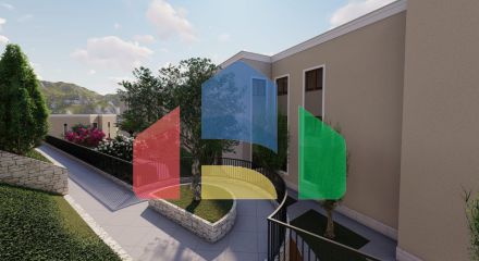 New gated residential complex with luxury infrastructure in Dubovice, Budva.