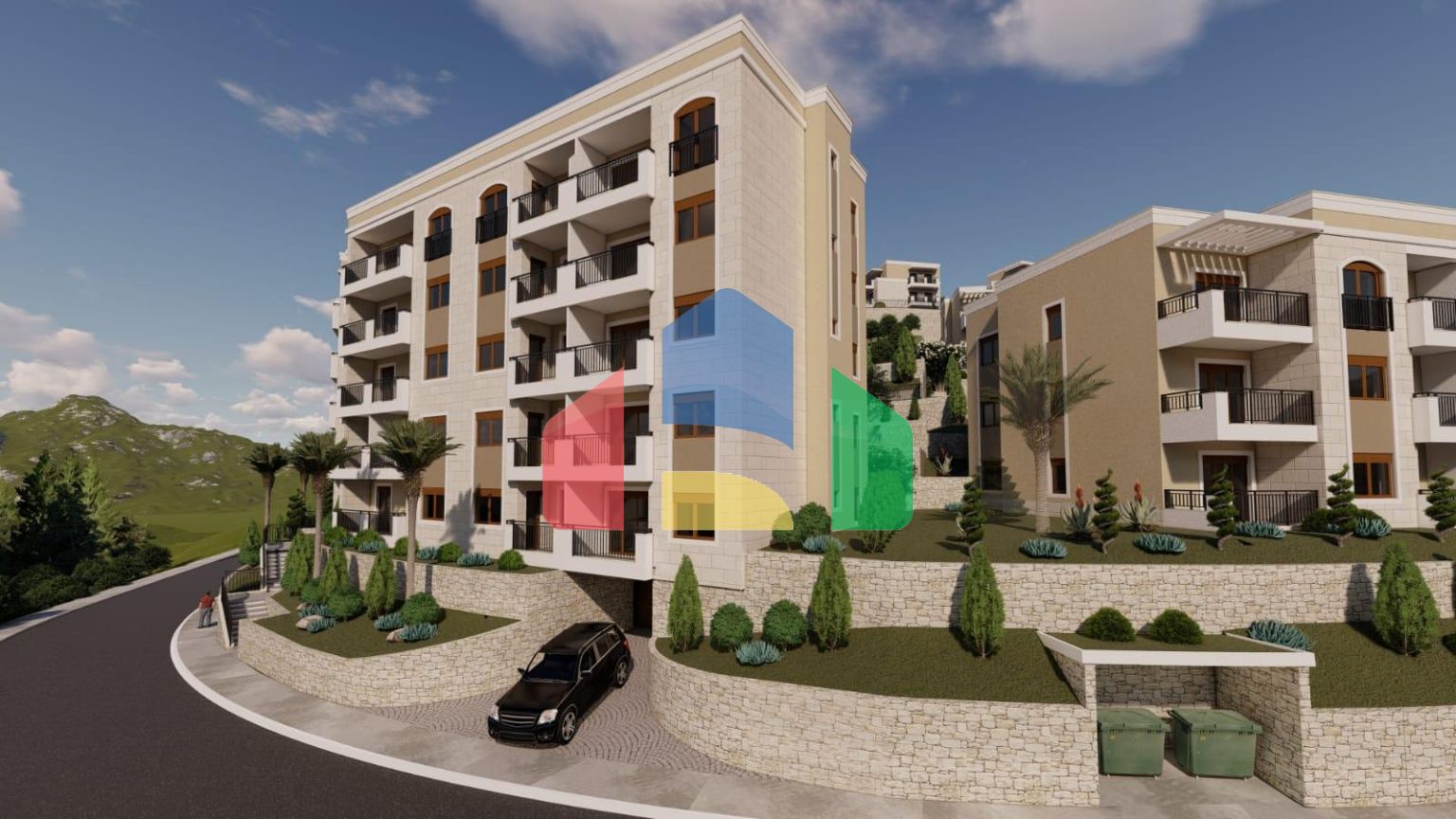 Новый жилой комплекс закрытого типа с роскошной инфраструктурой в Дубовице, Будва.