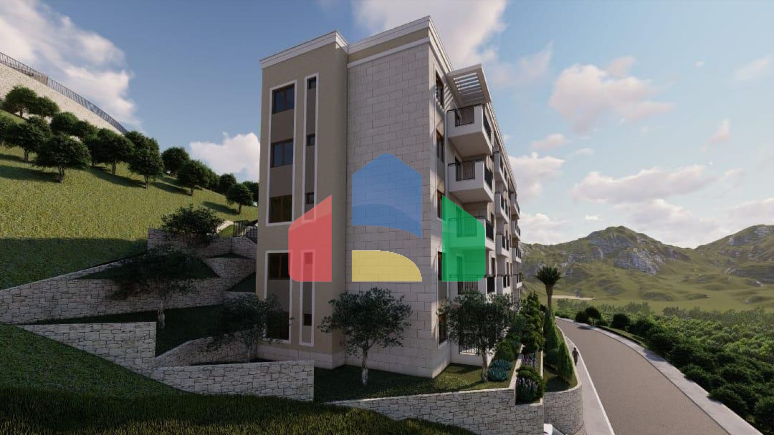 Новый жилой комплекс закрытого типа с роскошной инфраструктурой в Дубовице, Будва.