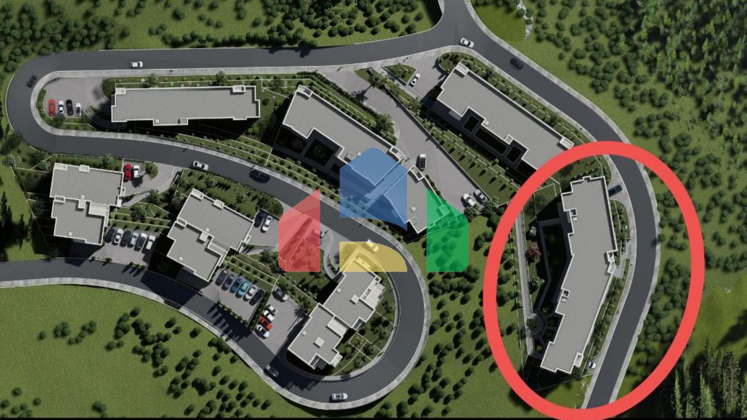 Новый жилой комплекс закрытого типа с роскошной инфраструктурой в Дубовице, Будва.