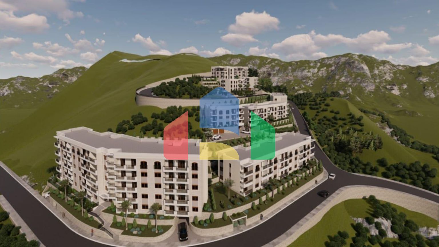 Новый жилой комплекс закрытого типа с роскошной инфраструктурой в Дубовице, Будва.