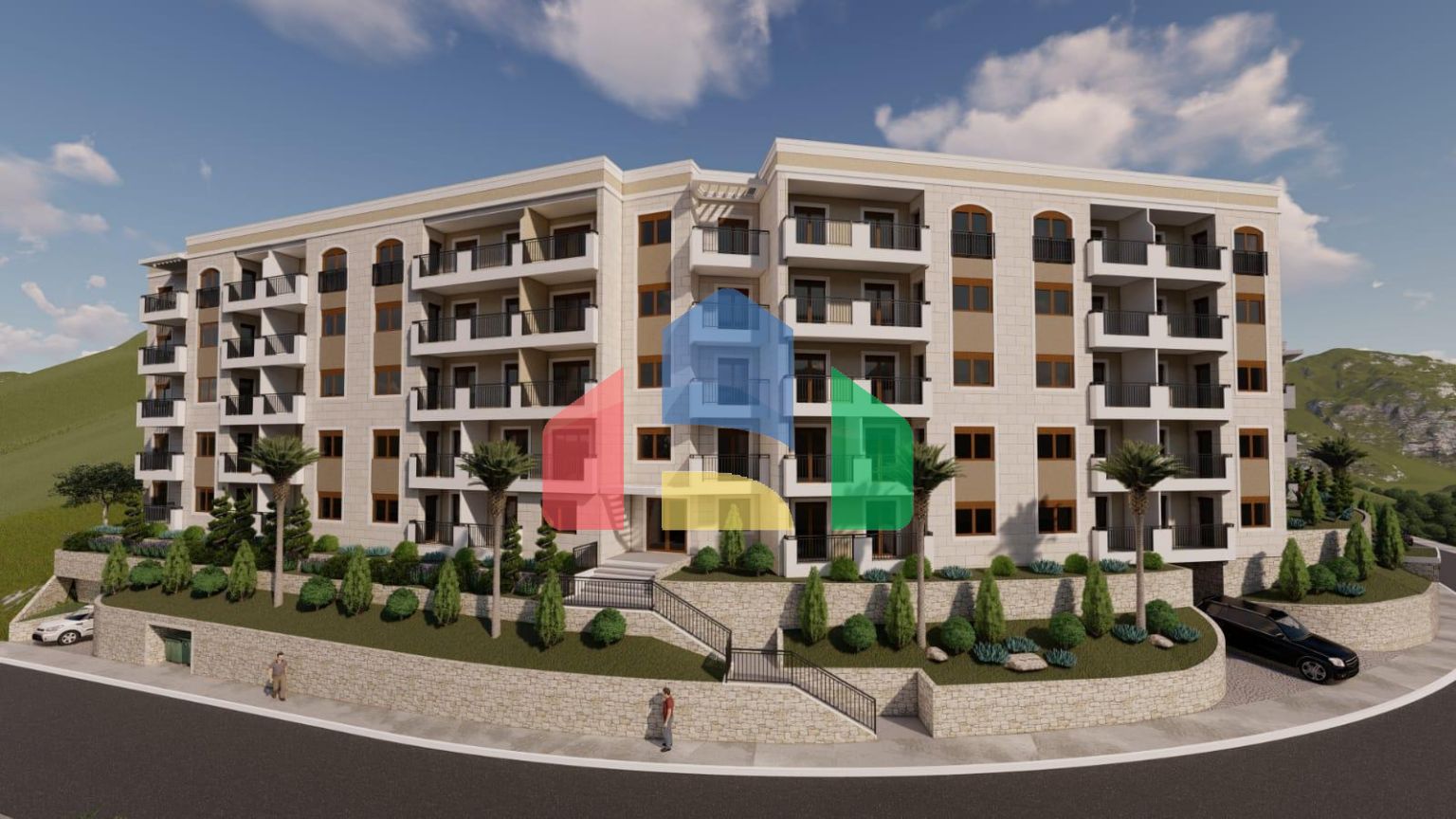 Новый жилой комплекс закрытого типа с роскошной инфраструктурой в Дубовице, Будва.