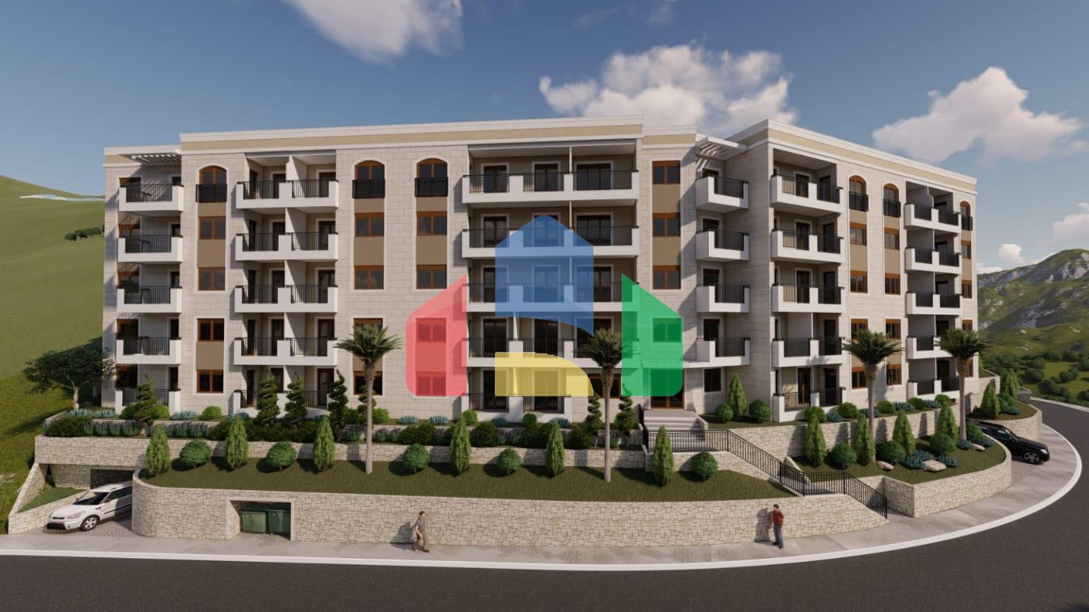 Новый жилой комплекс закрытого типа с роскошной инфраструктурой в Дубовице, Будва.