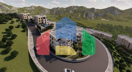 Новый жилой комплекс закрытого типа с роскошной инфраструктурой в Дубовице, Будва. Новый жилой комплекс закрытого типа с роскошной инфраструктурой в Дубовице, Будва.