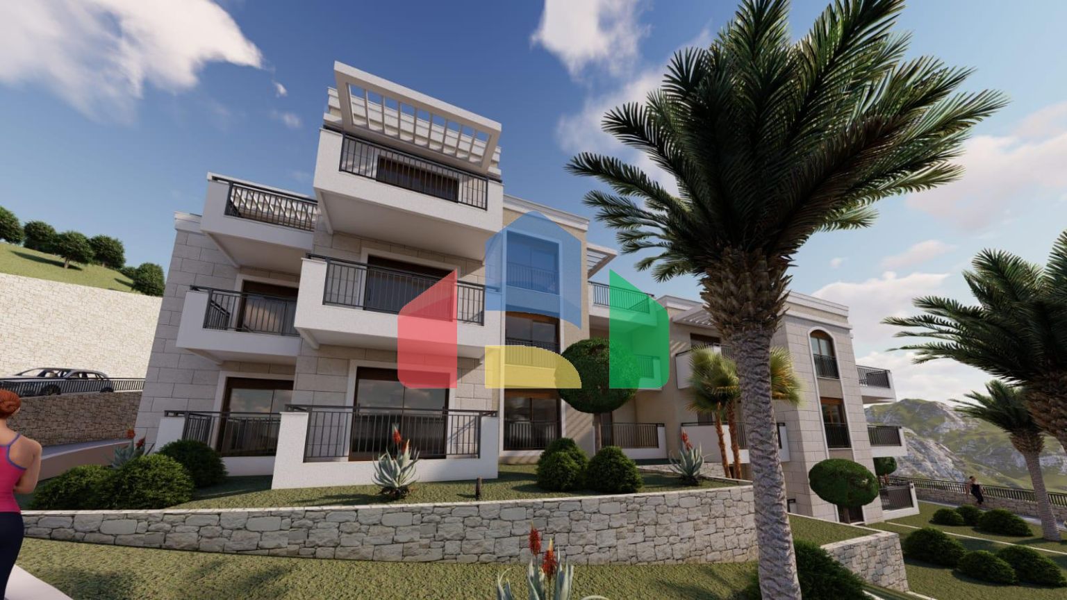 Новый жилой комплекс закрытого типа с роскошной инфраструктурой в Дубовице, Будва.