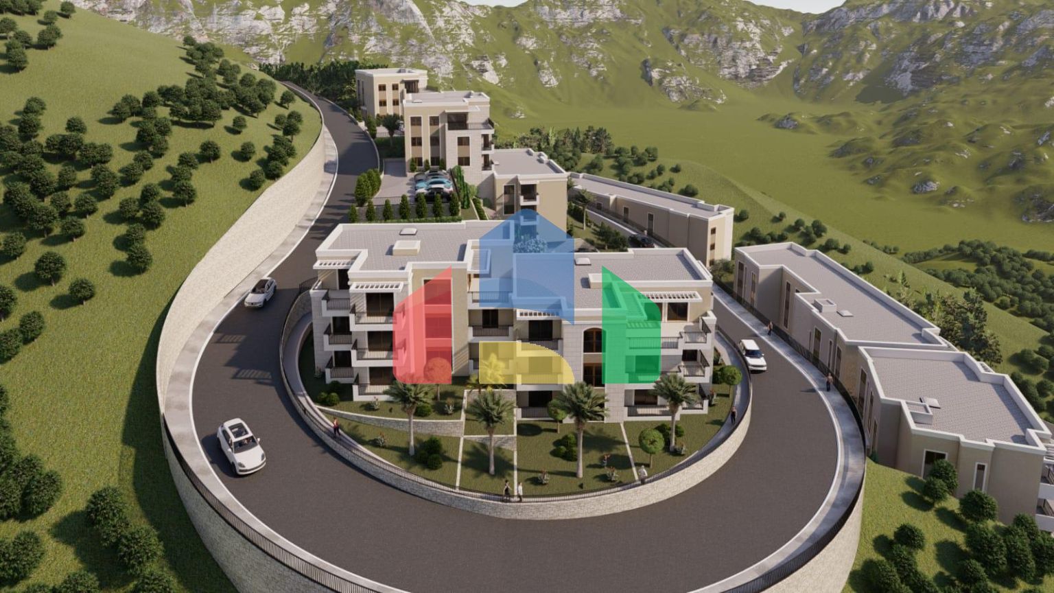 Новый жилой комплекс закрытого типа с роскошной инфраструктурой в Дубовице, Будва.
