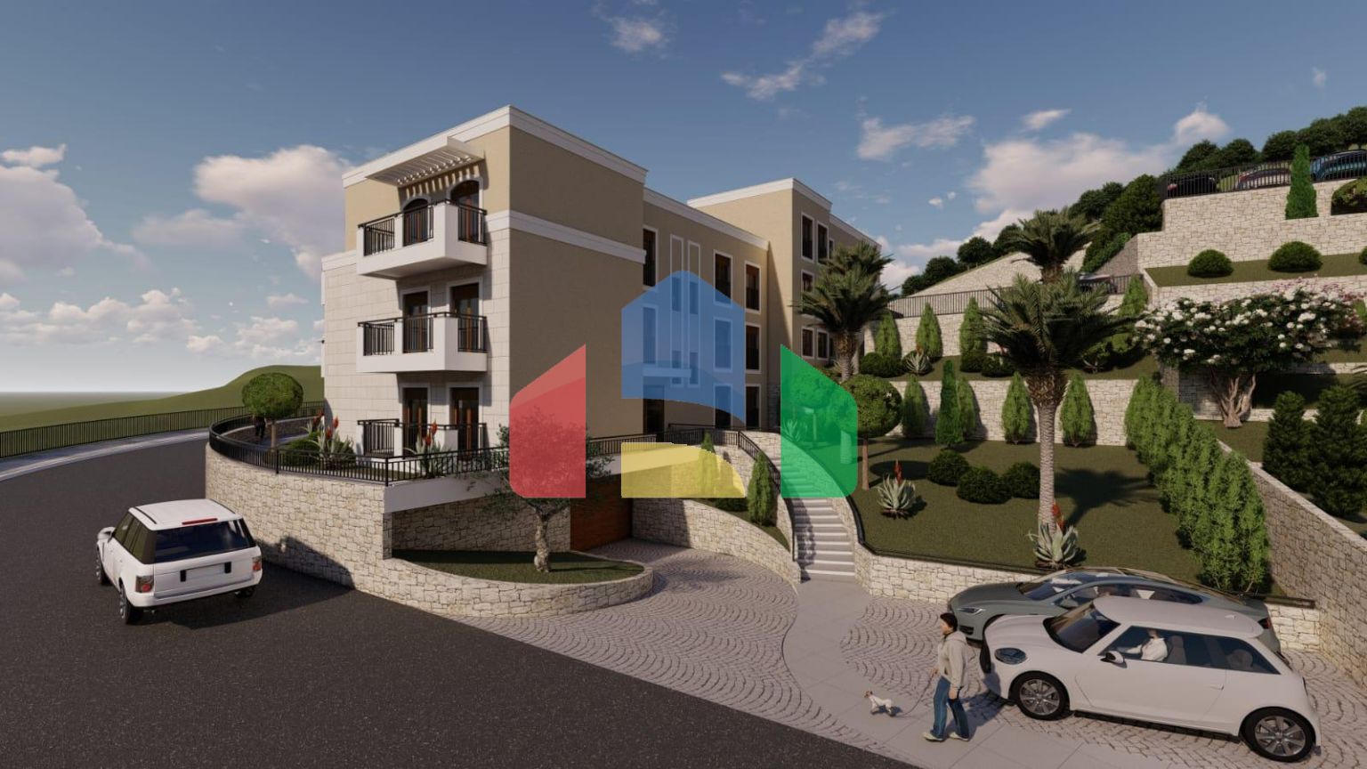 Новый жилой комплекс закрытого типа с роскошной инфраструктурой в Дубовице, Будва.