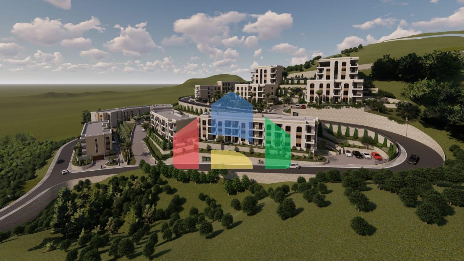 Новый жилой комплекс закрытого типа с роскошной инфраструктурой в Дубовице, Будва.