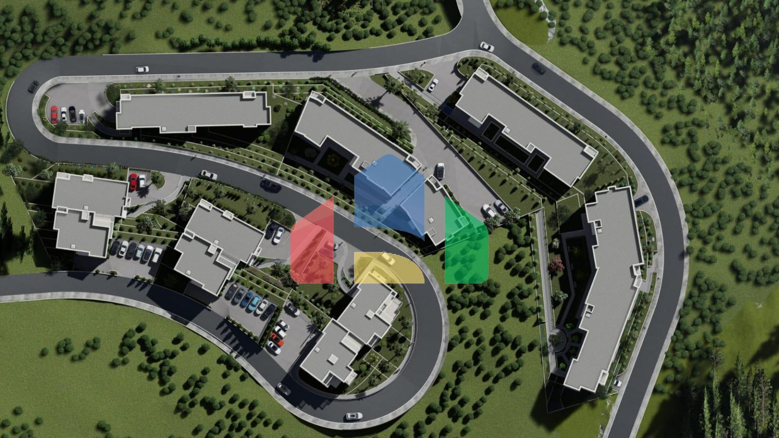 Новый жилой комплекс закрытого типа с роскошной инфраструктурой в Дубовице, Будва.
