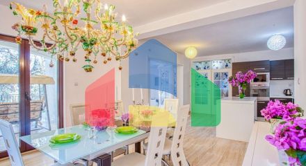 Exclusive large villa in Budva near the sea, sea view.