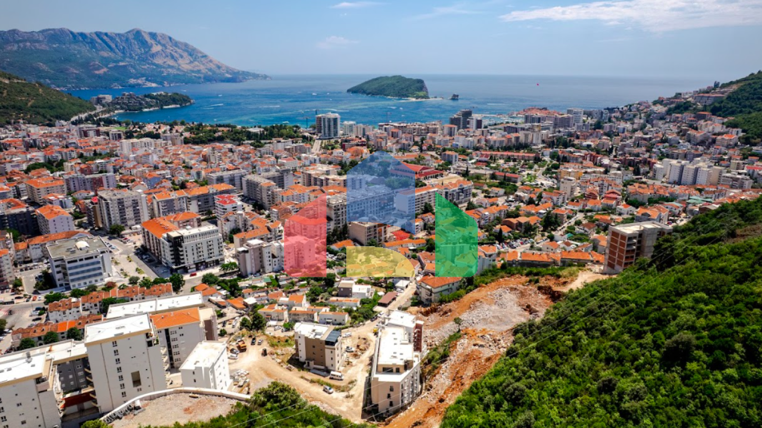 Студия в Будве, Черногория, район Дубовица