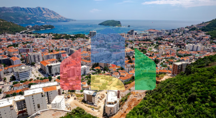 Студия в Будве, Черногория, район Дубовица