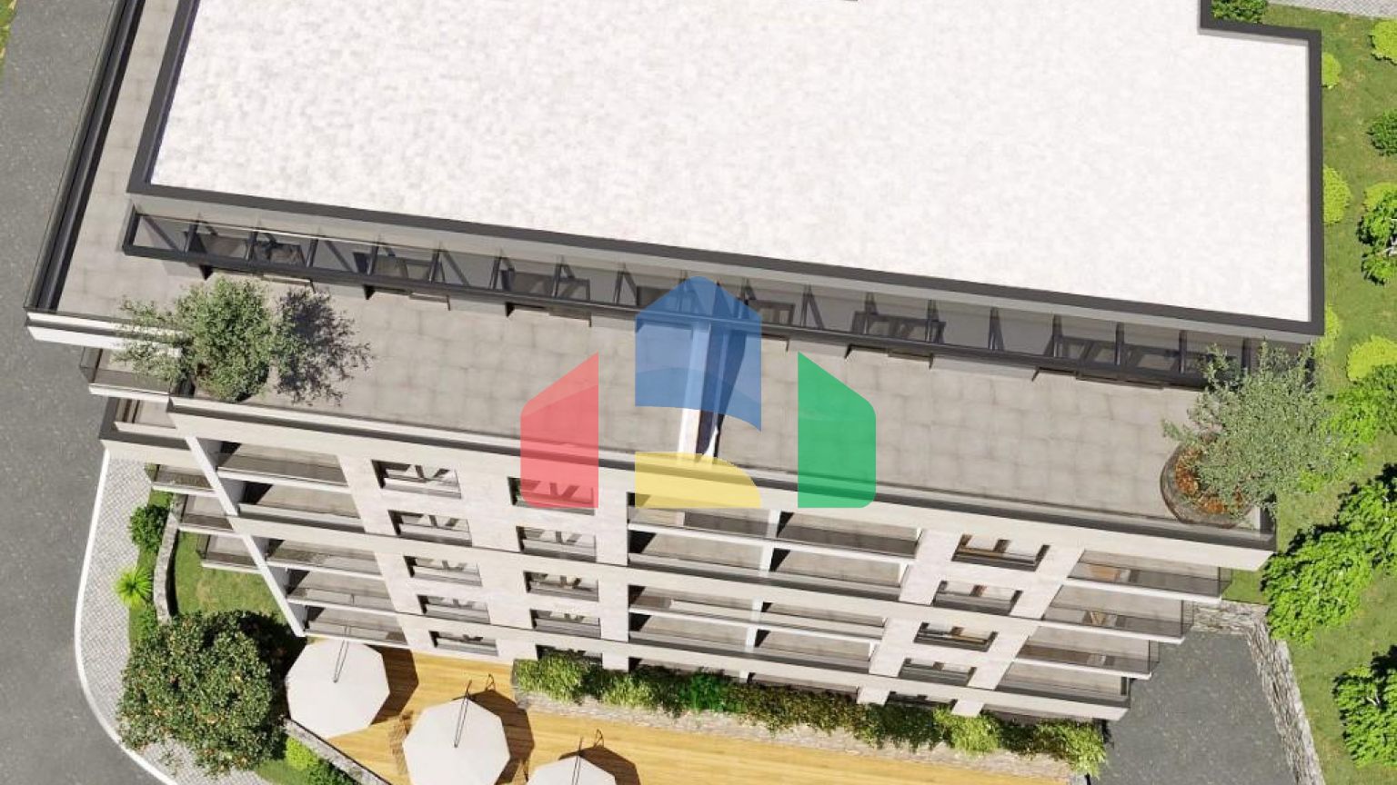 Квартира с одной спальней в новом комплексе в Будве, район Дубовица