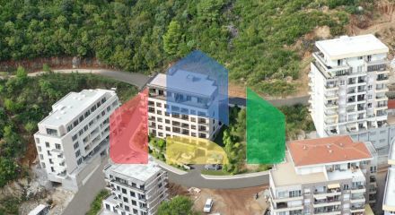 Квартира 1+1 с террасой в новостройке, район Дубовица, Будва