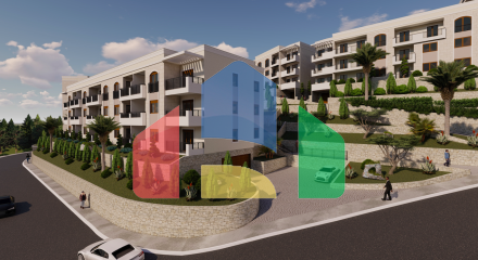 Квартира с одной комнатой в новостройке в Будве на финальной стадии строительства