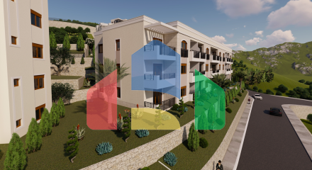 Просторная квартира 2+1, 63,35 м² в новостройке Будвы