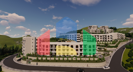 Просторная квартира 2+1, 63,35 м² в новостройке Будвы