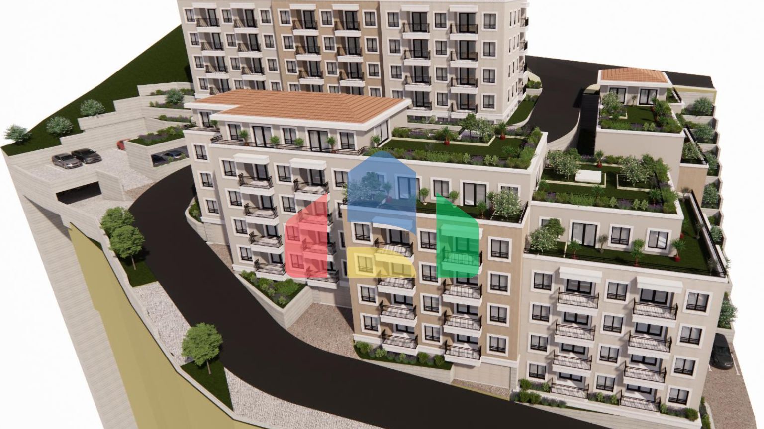 Квартира 1+1 в новостройке Будвы от €127 856 в новом проекте в Будве на финальной стадии строительства