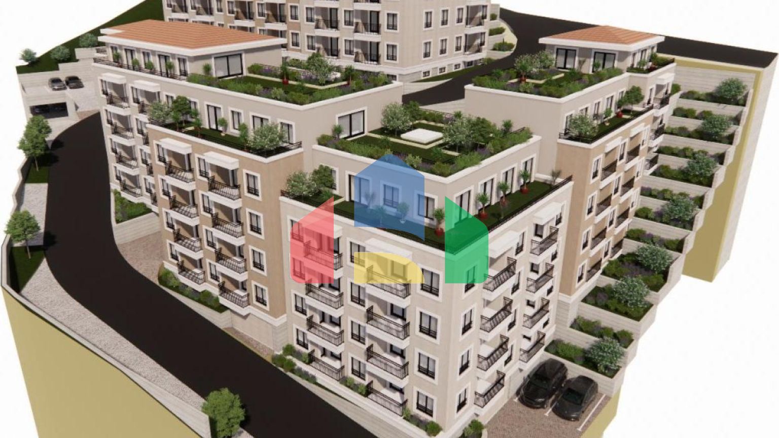 Квартира 1+1 в новостройке Будвы от €127 856 в новом проекте в Будве на финальной стадии строительства