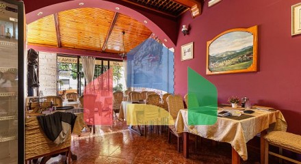 A restaurant in the center of Budva