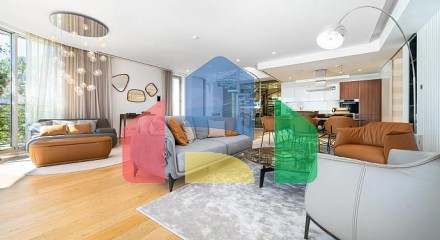 Penthouse in a premium complex with panoramic sea views
