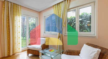 Квартира 80 м² с двумя спальными комнатами в Будве с участком