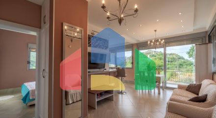 Дом с бассейном в Булярице с панорамным видом.