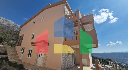 Two new identical four-storey villas with a swimming pool in Dobra Voda, Bar